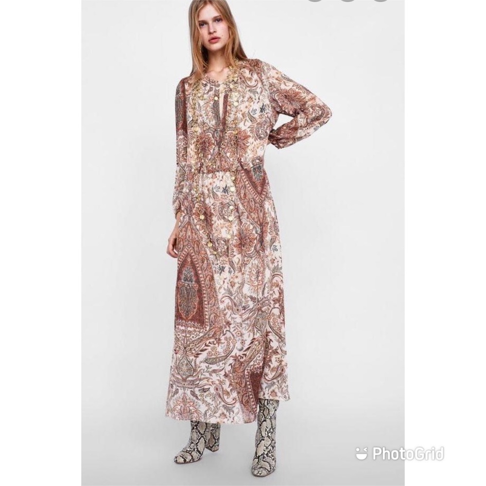 Paisley Print Zara Maxi dress